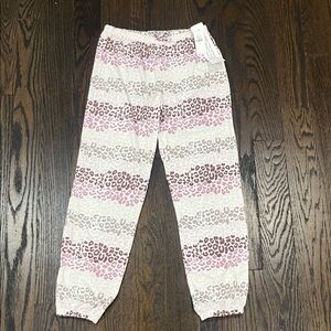 GAP Kids Animal Print Pants in Purple and Cream